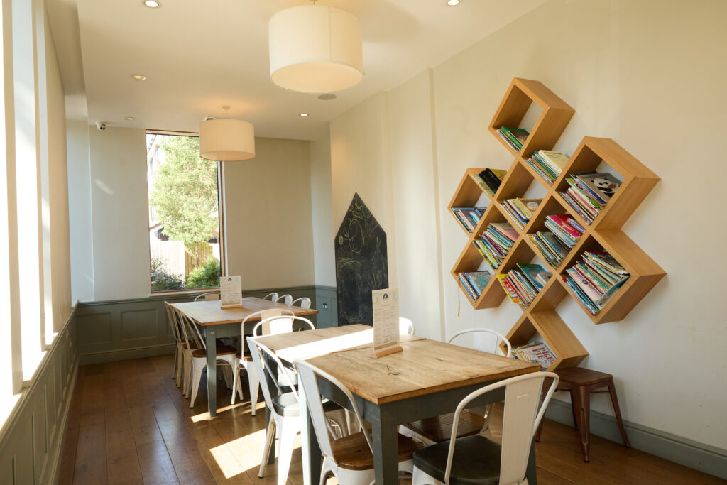 Play Area & Reading Corner, An Other Cup Cafe in Kensal Rise / Queens Park - The Maqam Centre